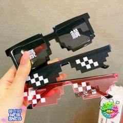 Kính Mắt Minecraft Thug Life - Gương Thời Trang Nhiều Màu Sắc Độc Đáo Cho Nam Nữ, Phong Cách Cá Tính 2021