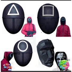 Mặt Nạ Halloween Nàng Con Mực - Mặt Nạ Squid Game An Toàn Cho Trẻ Em, Đồ Chơi Cosplay Sáng Tạo, Thích Hợp Trang Trí Tiệc Hóa Trang