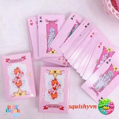 Bộ Bài Tây 54 Lá Sakura Đáng Yêu - Bài Clow Sakura Sưu Tầm Theo Chủ Đề Anime, Hàng Chất Lượng Cao, Dành Cho Người Yêu Thích