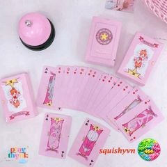 Bộ Bài Tây 54 Lá Sakura Đáng Yêu - Bài Clow Sakura Sưu Tầm Theo Chủ Đề Anime, Hàng Chất Lượng Cao, Dành Cho Người Yêu Thích