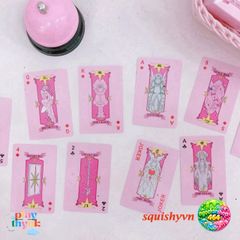 Bộ Bài Tây 54 Lá Sakura Đáng Yêu - Bài Clow Sakura Sưu Tầm Theo Chủ Đề Anime, Hàng Chất Lượng Cao, Dành Cho Người Yêu Thích