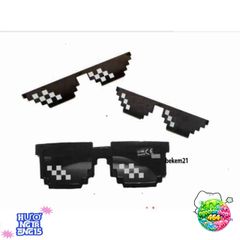 Kính Mắt Thug Life Minecraft - Phụ Kiện Thời Trang Chất Lượng Cao, Kiểu Dáng Ngầu, Bảo Vệ Tia UV, Phù Hợp Mọi Gương Mặt