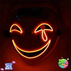 Mặt Nạ LED Halloween Phát Sáng - Sáng Tạo Độc Đáo Cho Tiệc Hóa Trang, Quà Tặng, Hiệu Ứng Ánh Sáng Ấn Tượng