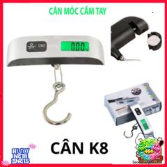 Cân Điện Tử Xách Tay Mini 50kg - Cân Du Lịch Tiện Lợi, Thiết Kế Gọn Nhẹ, Màn Hình LCD, Dễ Dàng Sử Dụng, Phụ Kiện Du Lịch Hữu Ích