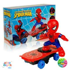 Áo Lướt Ván Spider Man Phát Sáng - Đồ Chơi Nhân Vật Người Nhện Siêu Hấp Dẫn Dành Cho Trẻ Em Từ 2 Tuổi Trở Lên