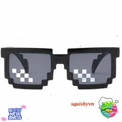 Kính Mắt Pixel Thug Life Phong Cách 8 Bit - Kính Râm Unisex Dành Cho Trẻ Em và Người Lớn, Phù Hợp Cho Tiệc Minecraft