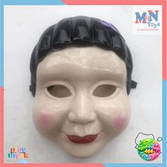 Mặt Nạ Squid Game Robot Cho Halloween - Đồ Hóa Trang Độc Đáo Phim Trò Chơi Con Mực - Phụ Kiện Tiệc Chất Liệu An Toàn