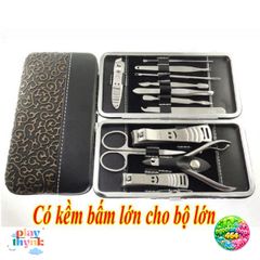 Bộ Dụng Cụ Chăm Sóc Móng Jmã CK 12 Món - Kềm Bấm Móng Lớn Chất Lượng Cao, Kit Chăm Sóc Tay Toàn Diện
