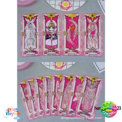 Hộp Bài Tarot Sakura Clow Cardcaptor - Hồng Cao Cấp, Quà Tặng Cho Fan Anime, Thiết Kế Pha Lê Độc Đáo