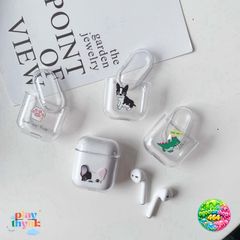 Hộp Bảo Vệ Tai Nghe Hình Thú Ngộ Nghĩnh - Chống Rơi Vỡ Dành Cho AirPods, Phụ Kiện Cartoon Dễ Thương