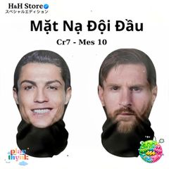 Mũ Lưới Co Giãn CR7 - Mặt Nạ Cosplay Ronaldo Messi Kín Đầu Thời Trang - Phụ Kiện Độc Đáo Dành Cho Fan Thể Thao