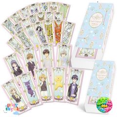 Bài Tarot Clow Card 29 Lá Màu Xanh Kimono Sakura - Bộ Bài Đặc Biệt May Mắn Từ Ngọc Chân