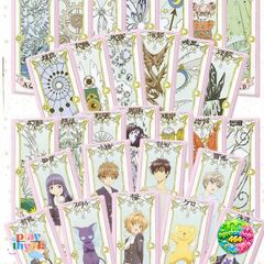 Bài Tarot Clow Card 29 Lá Màu Xanh Kimono Sakura - Bộ Bài Đặc Biệt May Mắn Từ Ngọc Chân
