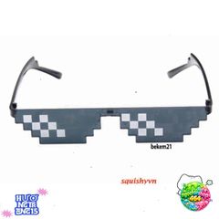 Kính Thug Life Mosaic Hip Hop - Kính Mắt UV400 Độc Đáo Dành Cho Nam Nữ Phong Cách Streetwear