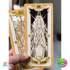 Bài Tarot Clow & Sakura Cổ Điển - Bộ 56+3 Thẻ Anime Manga Độc Đáo, Hộp 2 Lớp Dày, Quà Tặng Fan Thích Fandom Nhật Bản