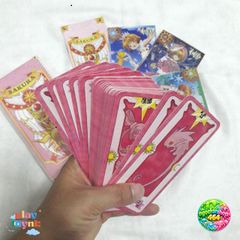 Bộ Bài Sakura 56 Lá Hồng Nâu - Dịch Tiếng Việt, Hướng Dẫn Chơi Bài - Quà Tặng Học Tiếng Nhật Sáng Tạo