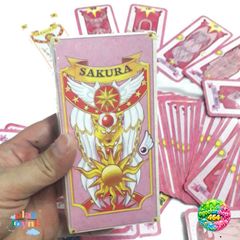 Bộ Bài Sakura 56 Lá Hồng Nâu - Dịch Tiếng Việt, Hướng Dẫn Chơi Bài - Quà Tặng Học Tiếng Nhật Sáng Tạo