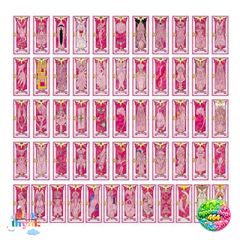 Thẻ Bài Tarot Clear Card Clow - Pha Lê Sakura Thủ Lãnh Đỏ - Quà Tặng Dành Cho Fan Anime và Manga