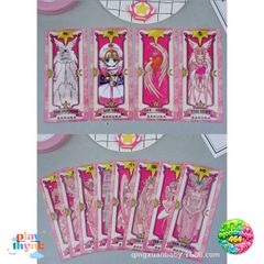 Thẻ Bài Tarot Clear Card Clow - Pha Lê Sakura Thủ Lãnh Đỏ - Quà Tặng Dành Cho Fan Anime và Manga