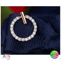 Bông Tai Vòng J6 - Bông Tai Hình Học Nữ Tính - Bạc 925, Vàng 18K Chống Dị Ứng, Hộp Đựng Sang Trọng