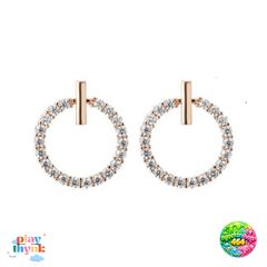 Bông Tai Vòng J6 - Bông Tai Hình Học Nữ Tính - Bạc 925, Vàng 18K Chống Dị Ứng, Hộp Đựng Sang Trọng