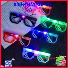 Kính Phát Sáng Thuglife LED Độc Đáo - Phụ Kiện Thời Trang Dự Tiệc 3/6 Chấm, Nổi Bật Tại Mọi Sự Kiện