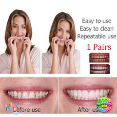 Răng Giả Silicone Trắng Sáng Đẹp - Bộ Bọc Răng Đa Dụng Cho Nụ Cười Xinh Xắn, Phù Hợp Người Lớn