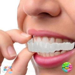 Răng Giả Silicone Trắng Sáng Đẹp - Bộ Bọc Răng Đa Dụng Cho Nụ Cười Xinh Xắn, Phù Hợp Người Lớn