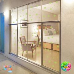 Cửa Sổ Bông Tuyết - Miếng Dán Dạ Quang Trang Trí Nhà Cửa Độc Đáo, Chất Liệu PVC Thân Thiện Môi Trường