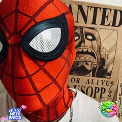 Mặt Nạ Spiderman Cosplay - Phụ Kiện Halloween Người Nhện Chất Liệu Vải Có Giãn - Quà Tặng Cho Fan Hâm Mộ