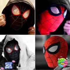 Mặt Nạ Spiderman Cosplay - Phụ Kiện Halloween Người Nhện Chất Liệu Vải Có Giãn - Quà Tặng Cho Fan Hâm Mộ