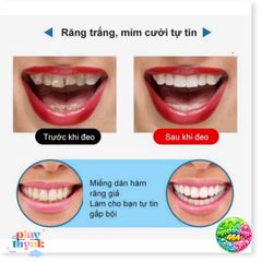 Miếng Dán Hàm Răng Giả Silicone Đa Màu - Sản Phẩm Chăm Sóc Cá Nhân Dễ Vệ Sinh, Sử Dụng Thoải Mái và Tiện Lợi