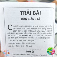 Hướng Dẫn Trải Bài Clow Đơn Giản Cho Người Mới - Kết Nối Với Thế Giới CardCaptor Sakura - Quà Tặng Đặc Biệt Cho Fan Tarot
