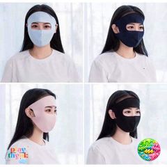 Khẩu trang Ninja chống nắng rộng, thiết kế thời trang, bảo vệ UV - Giúp che kín mặt, thoải mái thở, dễ giặt sạch