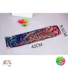 Găng Tay Hình Xăm 3D Tatoo Sleeve - Phong Cách Cá Tính Chống Nắng, Bộ 2 Găng Tay Thời Trang Cho Nam Nữ