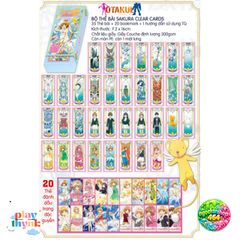 Bộ Bài Tarot Sakura Clear Card - Khám Phá Thế Giới Phép Thuật Cùng Sakura - 45 Lá Bài Gợi Nhớ Tuổi Thơ Anime Kỳ Diệu