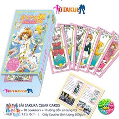 Bộ Bài Tarot Sakura Clear Card - Khám Phá Thế Giới Phép Thuật Cùng Sakura - 45 Lá Bài Gợi Nhớ Tuổi Thơ Anime Kỳ Diệu