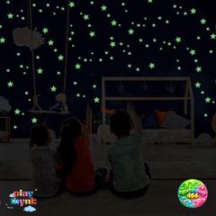 Dán Tường Dạ Quang 200 Ngôi Sao Sáng Tạo Ánh Sáng Đêm - Trang Trí Phòng Ngủ Huyền Bí, Quà Tặng Độc Đáo