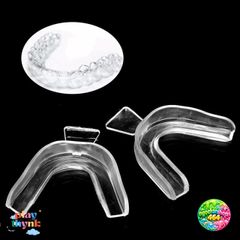 Khay Làm Trắng Răng Nhựa Silicone 4 Mảnh Bền, Mềm Dễ Sử Dụng - Bộ Dụng Cụ Chăm Sóc Răng Miệng Tại Nhà