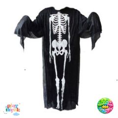 Bộ Hóa Trang Halloween Mặt Nạ Áo Ma Xương JKZ21 - Set Đồ Hóa Trang Cho Nam Nữ, Kiểu Dáng Độc Đáo, Chất Liệu Bền Chắc