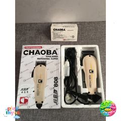 Tông Đơ Cắt Tóc Chaoba 808 Chính Hãng Có Dây - Thiết Kế Nhỏ Gọn, Lưỡi Cắt Siêu Sắc Cho Gia Đình Và Salon Tóc