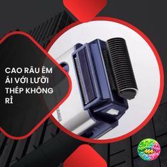 Máy Cạo Râu Pin Sạc Yandou Chính Hãng - Cạo Siêu Sạch, Nhỏ Gọn, Đi Du Lịch, Thời Trang Nam