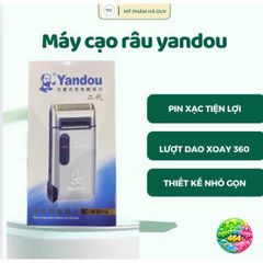 Máy Cạo Râu Yandou SCW 301U - Vỏ Nhôm Cao Cấp, Sạc Tiện Lợi, Dễ Dàng Mang Theo, Lưỡi Cắt Sắc Bén, Phù Hợp Cho Nam Giới