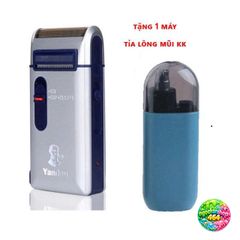 Máy Cạo Râu Cao Cấp Yandou - Lưỡi Cạo Ngang Hiệu Quả & Tặng Máy Tỉa Lông Mũi Konka An Toàn Cho Vệ Sinh Cá Nhân