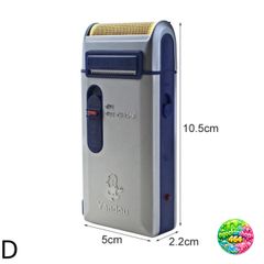 Máy Cạo Râu Pin Sạc Yandou Cao Cấp - Tiện Lợi Du Lịch, Lưỡi Ngang Sắc Nhọn, Bao Da Sang Trọng, Quà Tặng Ý Nghĩa cho Phái Đẹp