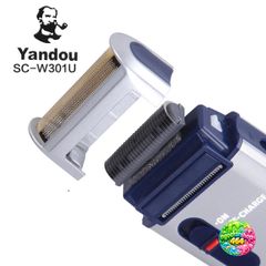 Máy Cạo Râu 2 Trong 1 YANDOU SC-W301U - Lưỡi Dao Sắc Bén, Sạc Siêu Nhanh, Bảo Hành 12 Tháng, Tiện Lợi Cho Nam