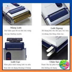 Máy Cạo Râu Yandou Mạnh 301U SCW - Cạo Nhanh, Không Rát, Chống Ồn, Bền Bỉ, Quà Tặng Sang Trọng, Công Suất 3W