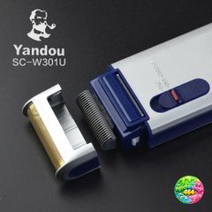 Máy Cạo Râu Mini Yandou Sạc Điện Cao Cấp, Thiết Kế Nhỏ Gọn, Lưỡi Thép Bén, An Toàn, Không Đau - Quà Tặng Nam Giới Tuyệt Vời