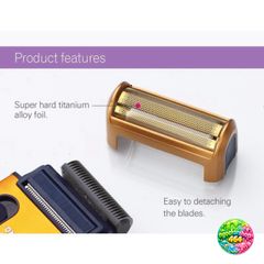 Máy Cạo Râu YANDOU - Máy Cạo Pin Sạc Nhỏ Gọn, Lưỡi Sắc, Kèm Bao Da Thời Trang - Quà Tặng Nam ấn Tượng
