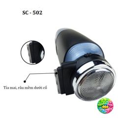 Máy Cạo Râu Yandou SC502 Lưỡi Xoay - Máy Cạo Râu Pin Sạc Bền Bỉ, Đầu Cạo Sắc Bén, Tiện Lợi Cho Đàn Ông